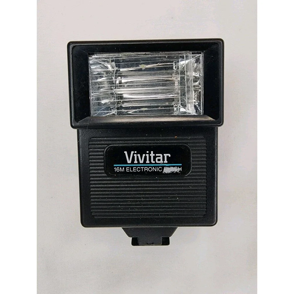 Vintage Vivitar 16M Electronic Camera Flash - Black (Unit Only)